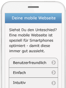 Lösung mobile Webseite